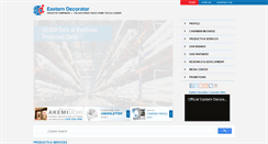 Desktop Screenshot of easterndecorator.com