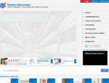 Tablet Screenshot of easterndecorator.com